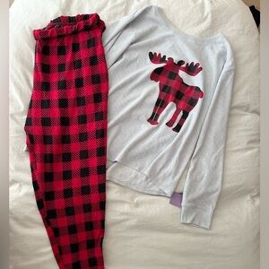 Moose pajama set